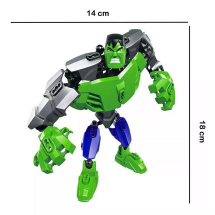 6 Juguetes Super Heroes Armables $69 c/u