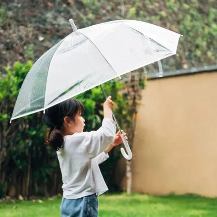Paraguas Transparente para Lluvia Infantil