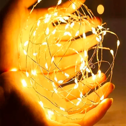 10 Tiras Led Decoración "luz de hadas" 1 m $7 c/u