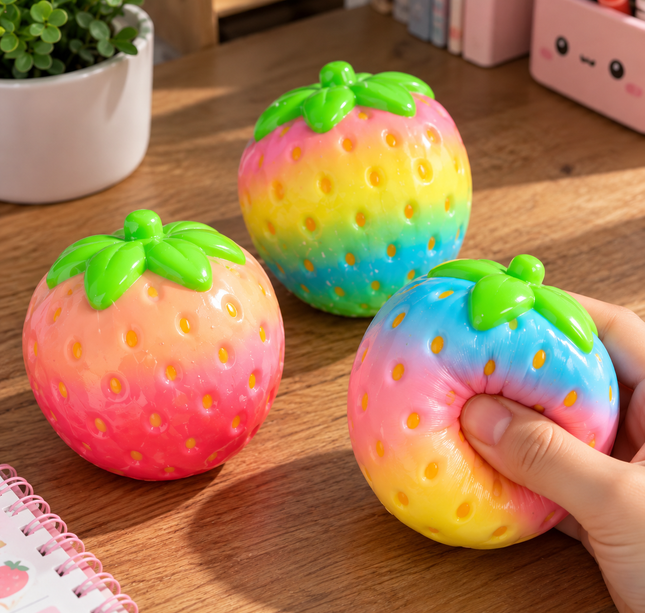 6 Squshies Hermosos Fresitas $30 c/u