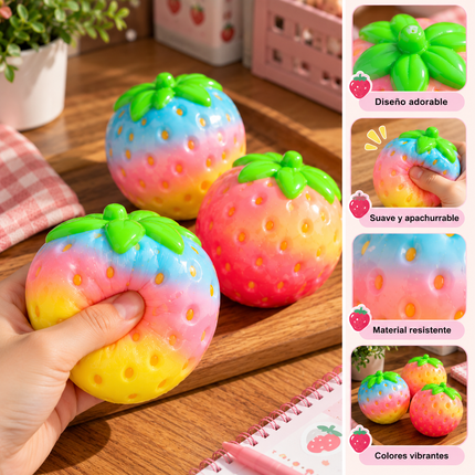 6 Squshies Hermosos Fresitas $30 c/u