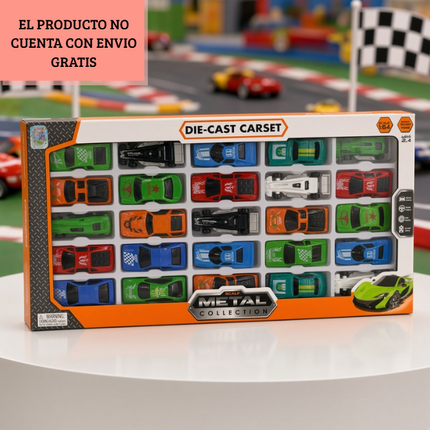 6 Sets de Cajas con 25 Carritos $136.00 C/SET