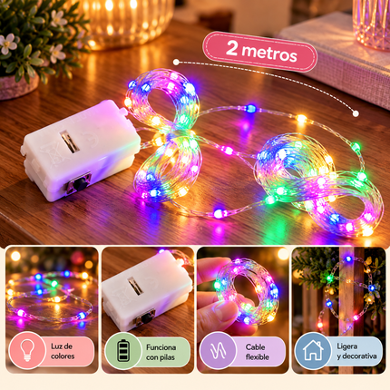 10 Luces de Hadas diferentes Colores $7 c/u