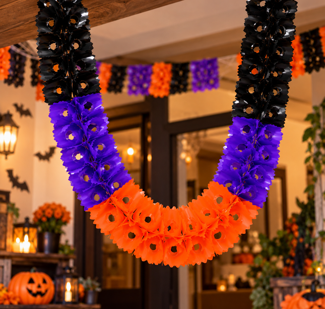 Gusano Decorativo de Plástico 2.5 Metros "Día de Muertos"