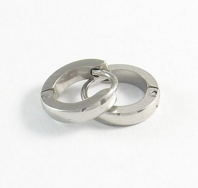 12 Acero Inoxidable Piercing Argolla $6.57 c/u
