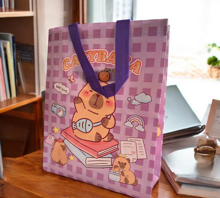 12 Bolsas Capibaras Rautilizables Grandes 32cm*25cm*10cm $8.5 c/u