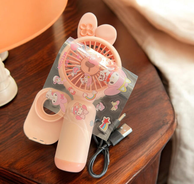 3 Ventilador MyMelody Individual $65 c/u