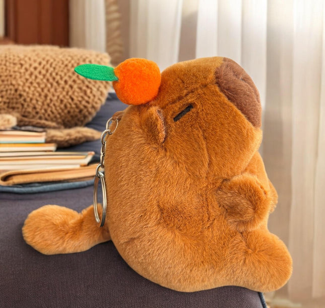 3 Llaveros Capibara Peluche Colita Giratoria $79 c/u