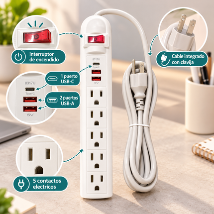 Power Socket Multicontactos