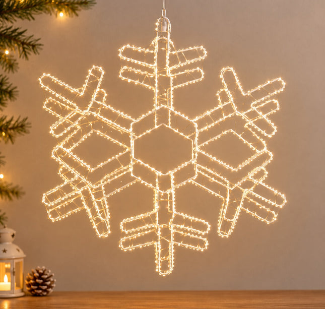 Exclusivo Tienda en linea 💥💎 Decoración Copo de Nieve con Luz $1668.80 C/U