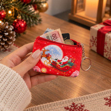 12 Monedero Navideño Hermoso $6.9 c/u