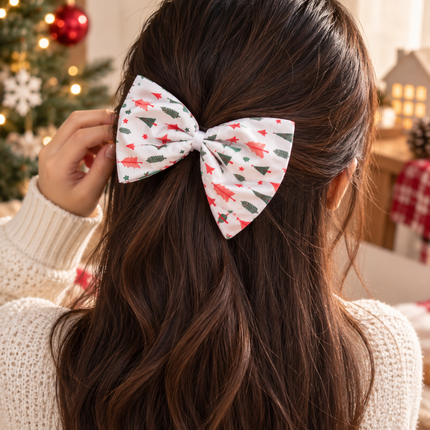 12 Moños de Navidad con Estampados Hermosos $7 c/u