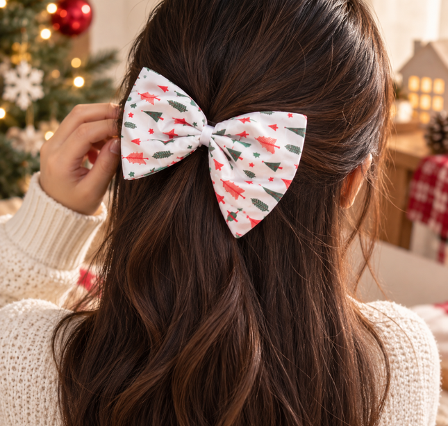 12 Moños de Navidad con Estampados Hermosos $7 c/u