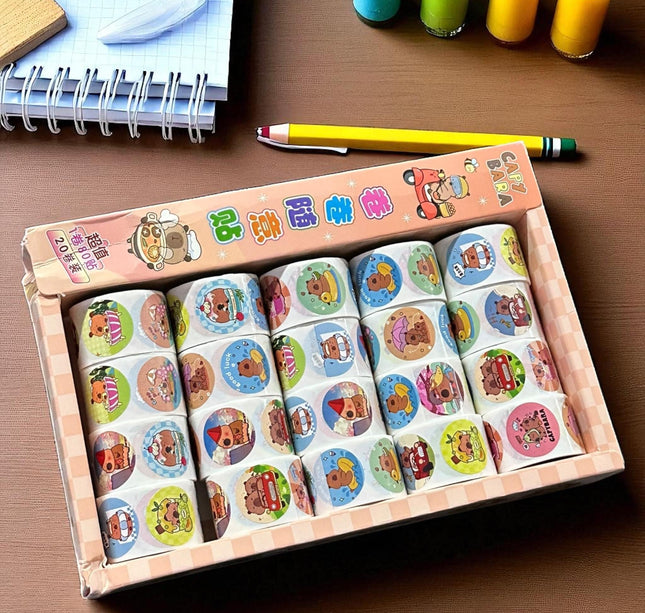 20 Cintas Capibaras Stickers $4.05 c/u