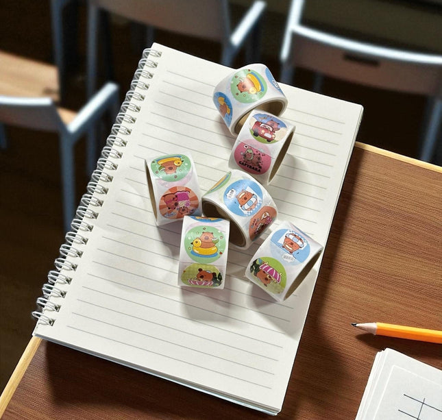 20 Cintas Capibaras Stickers $4.05 c/u