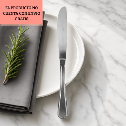Caja de 100 Cuchillos de Mesa Treviso $14.4 C/U