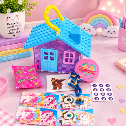 Set de 4 casitas para decorar $49.50 C/U