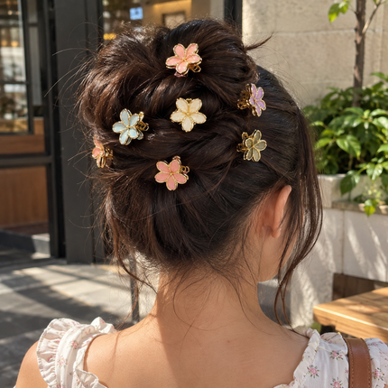 Exclusivo Tienda en linea 💥💎12 Mini Pinzas Hawainas con Orilla Dorada $5.5 c/u