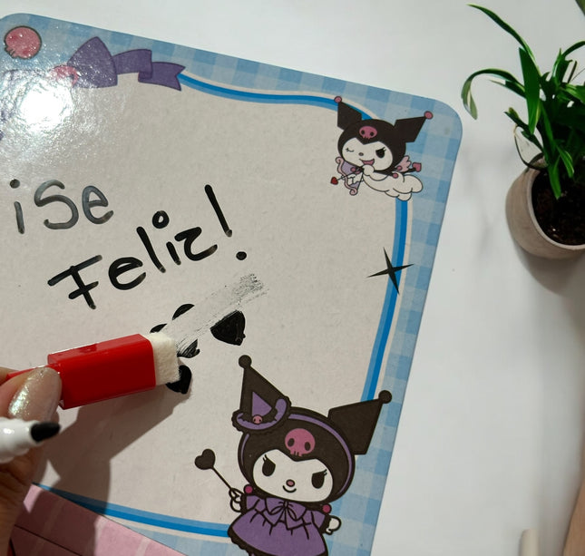 6 Rompecabezas Sanrio 2 en 1 con Pizarron y Plumón $18 c/u