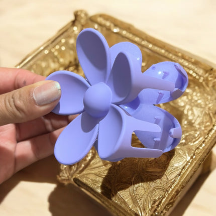 12 Pinzas Flor Matte para Cabello $8.25 c/u