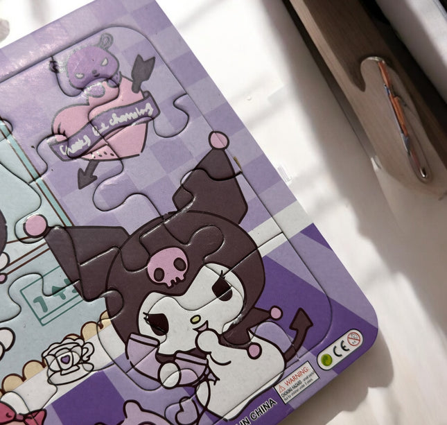 6 Rompecabezas Sanrio 2 en 1 con Pizarron y Plumón $18 c/u