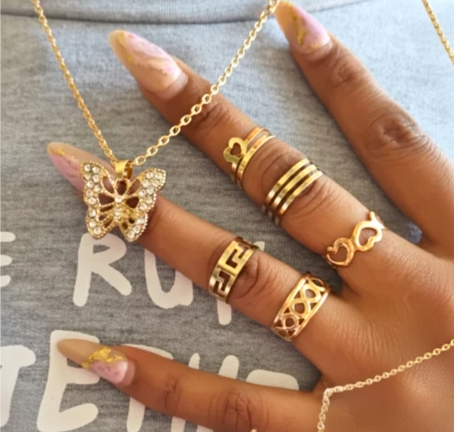 12 Sets De Accesorios Mariposa $7.80 c/u