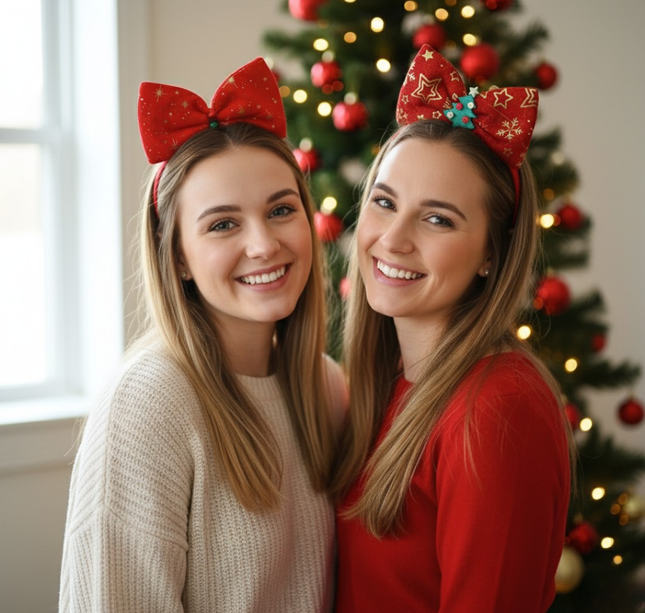 12 Diademas con luz Navidad $25.5 c/u