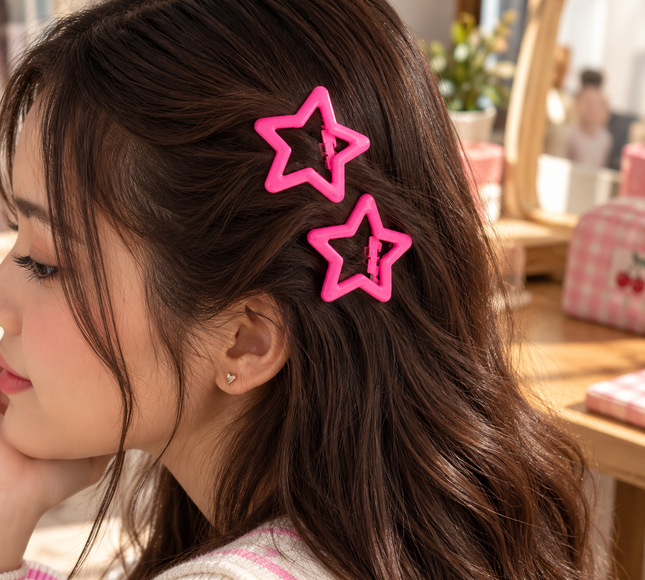 12 Sets de 4 Cuquitas Estrella para Cabello $7 c/u