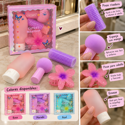 3 Kits Accesorios Personales, para Cabello Hermosos $35 c/u
