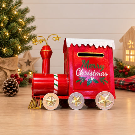 Exclusivo Tienda en linea 💥💎 Tren Buzón Navideño 38 CM $1198.40 C/U