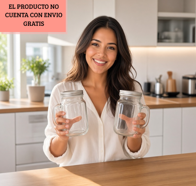 Exclusivo Tienda en linea 💥💎 24 Tazas de cristal con tapadera $25.60 C/U