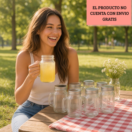 Exclusivo Tienda en linea 💥💎 24 Tazas de cristal con tapadera $25.60 C/U