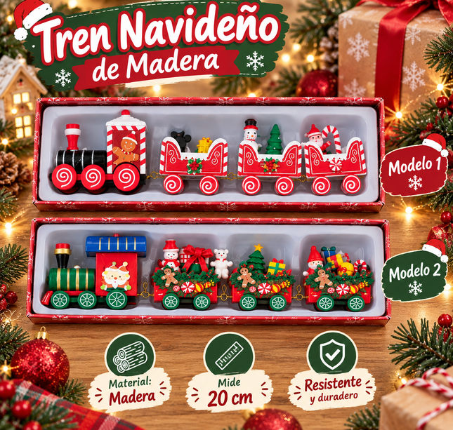 Exclusivo Tienda en linea 💥💎Tren Navideño Rosa $129.60 C/U