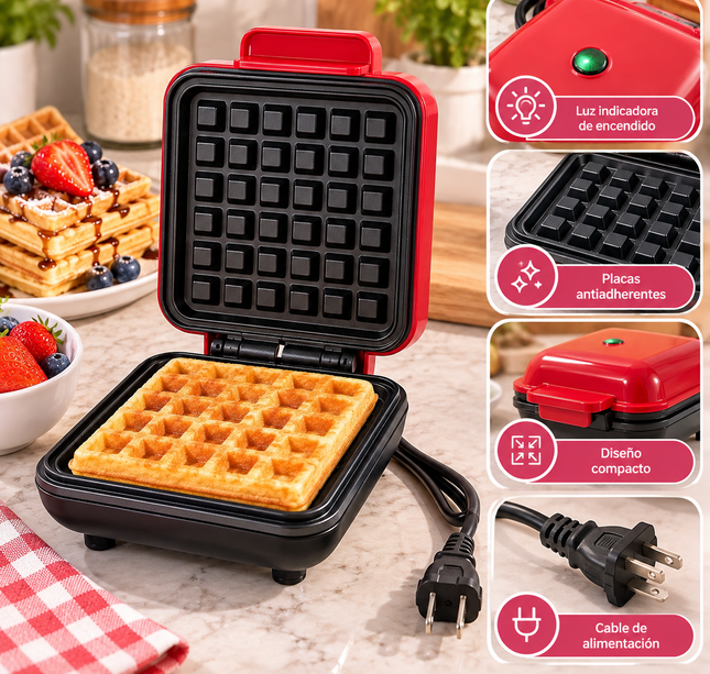 Exclusivo Tienda en linea 💥💎Mini Wafflera Portatil