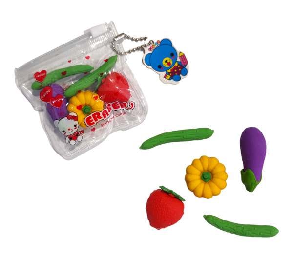 12 Gomas Borrador Frutas $3.90 c/u