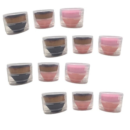 12 Brochas Tipo Kabuki Maquillaje Liq $13.80 c/u