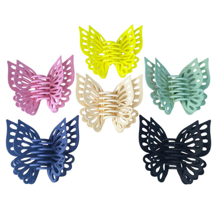 6 Pinzas Mariposa Extraordinaria Grande Colores $30 c/u