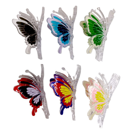 12 Pinzas Mariposa Colores Primavera (11 CM) $12.5 c/u