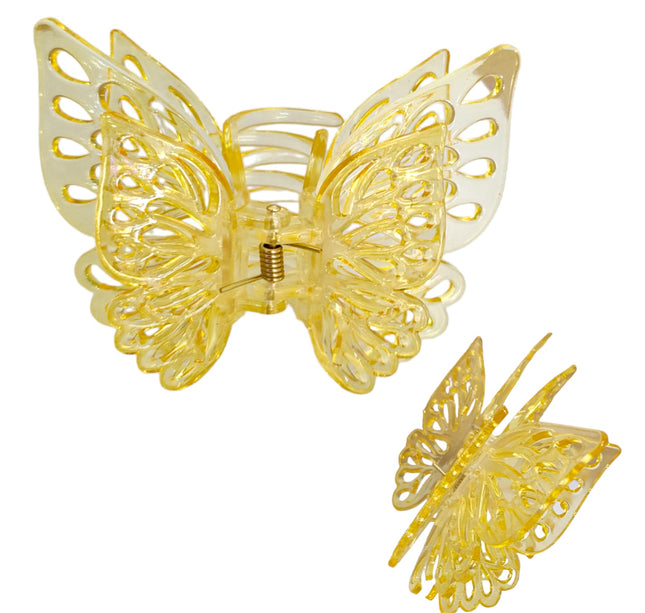 12 PINZAS MARIPOSA SATINADA $10 C/U