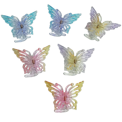 Pinzas mariposa arcoíris