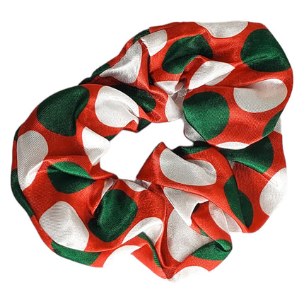 12 Donas Scrunchie diseños Navideños $6.9 c/u