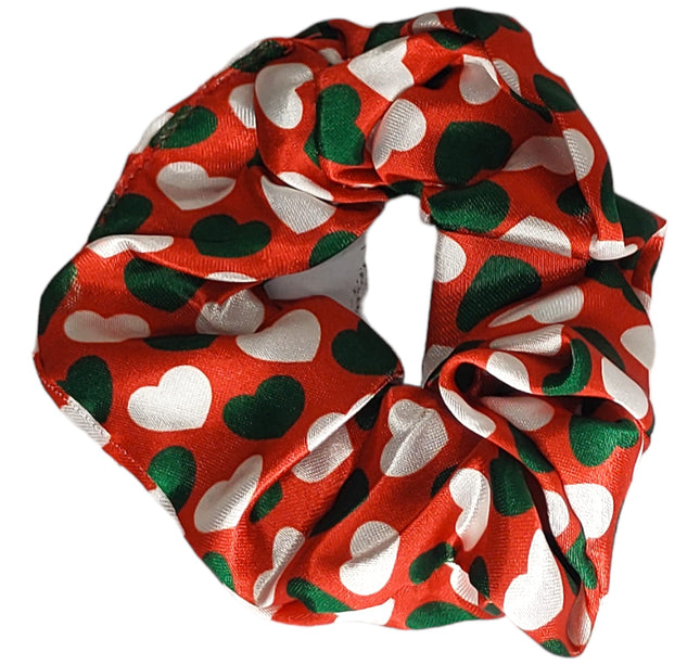 12 Donas Scrunchie diseños Navideños $6.9 c/u