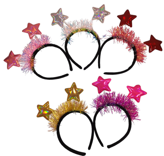 12 DIADEMAS ESTRELLA $10.5 C/U