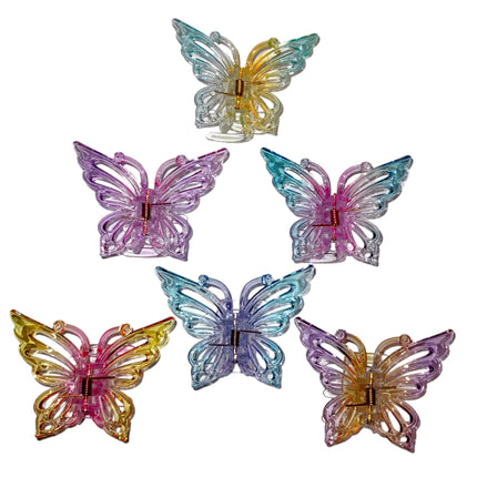 Pinzas mariposa arcoíris
