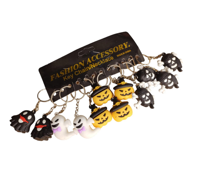 12 Llaveros Calavera Halloween $5.4 c/u