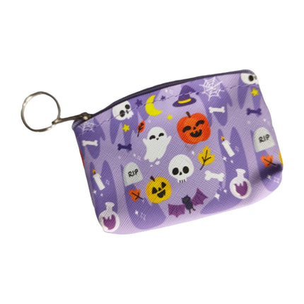 12 Monederos Brujita Diseños Halloween $6.3 c/u