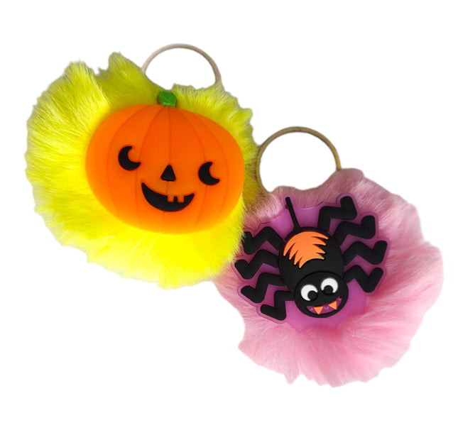 12 Llaveros Pompom Halloween $5.71 c/u