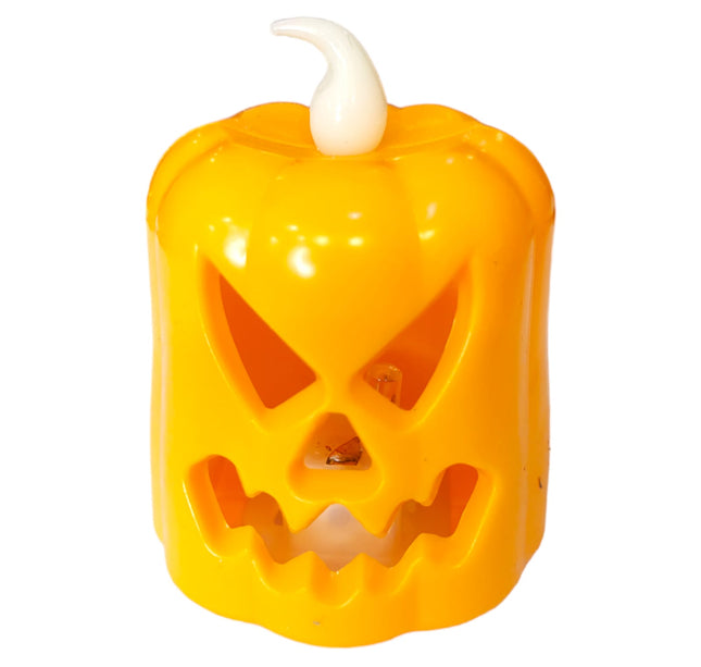 12 Lampará calabaza con luz $12.5 c/u