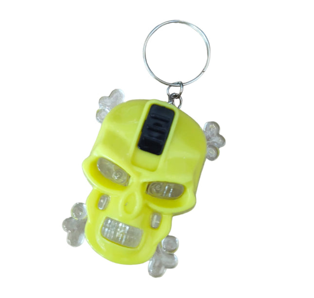 48 Llaveros calavera Halloween con Luz $3.37 c/u
