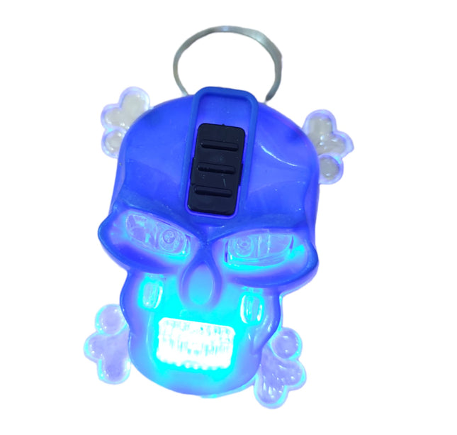 48 Llaveros calavera Halloween con Luz $3.37 c/u